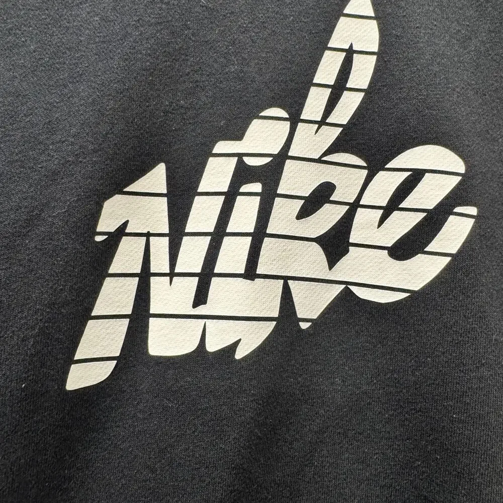 Nike Sweatshirt Girls XL Black Pullover‎ + Pockets Long Sleeve Athleisure
